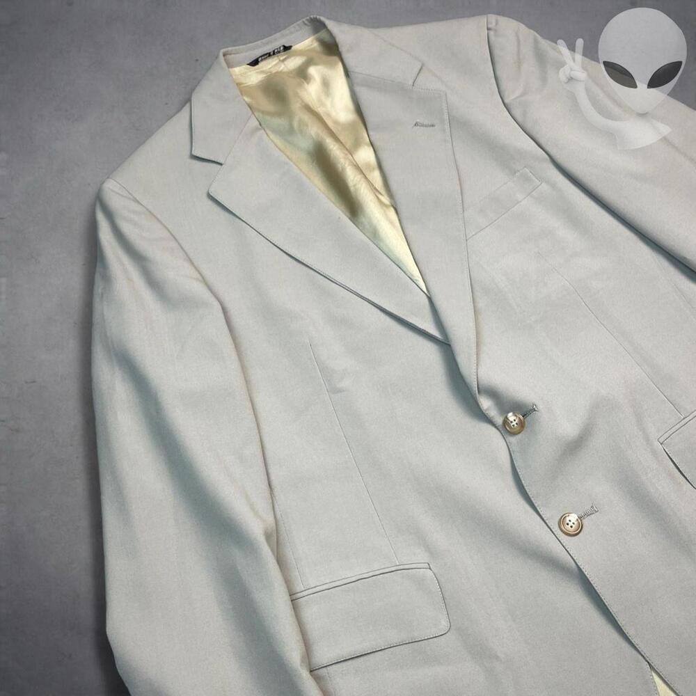 Vtg Polo University Club Ralph Lauren Blazer Mens XL Beige Tan Sport Coat USA - Picture 3 of 8